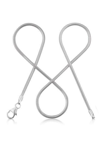 modabilé Schlangenkette 925 Sterling Silber (1,6mm breit) Halskette ohne Anhänger von modabilé