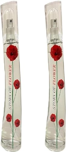 Modaleo Eau de Parfum für Damen, Duft "Story of Flower", 50 ml je frischer Spray, London-Spray, 2 Stück von modaleo