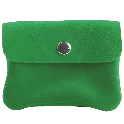 Modamoda de P09 WL Damen Geldbörse aus Wildleder 12,5x2x8,5 cm Handmade in Italy, Farbe:Blattgrün Modamoda de P09 WL Damen Geldbörse aus Wildleder 12,5x2x8,5 cm Handmade in Italy, Farbe:Blattgrün von modamoda de