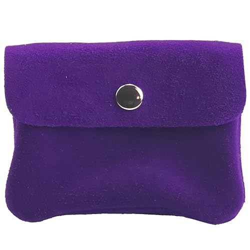 Modamoda de P09 WL Damen Geldbörse aus Wildleder 12,5x2x8,5 cm Handmade in Italy, Farbe:Purple Modamoda de P09 WL Damen Geldbörse aus Wildleder 12,5x2x8,5 cm Handmade in Italy, Farbe:Purple von modamoda de
