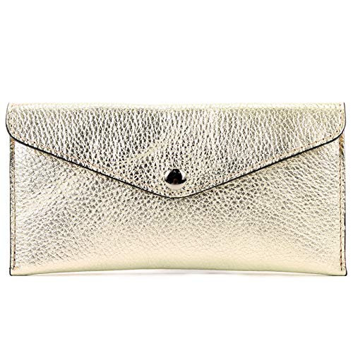 modamoda de - P03 - ital. Damen Portemonnaie Echtleder lang, Farbe:LightGold modamoda de - P03 - ital. Damen Portemonnaie Echtleder lang, Farbe:LightGold von modamoda de