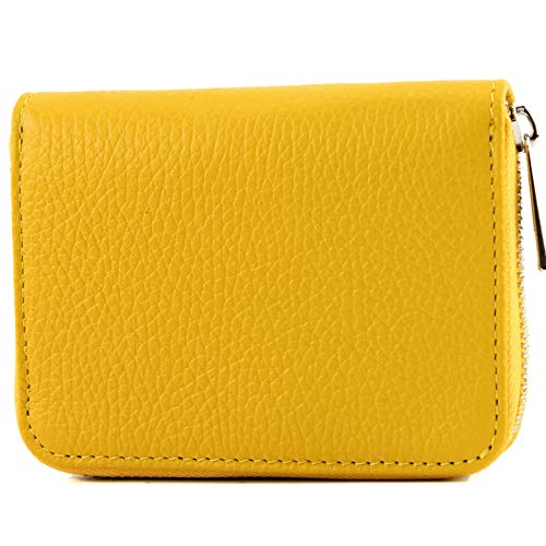 modamoda de - P04 - ital. Damen Portemonnaie Echtleder kurz, Farbe:Rapsgelb modamoda de - P04 - ital. Damen Portemonnaie Echtleder kurz, Farbe:Rapsgelb von modamoda de