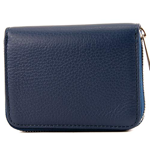 modamoda de - P04 - ital. Damen Portemonnaie Echtleder kurz, Farbe:Saphirblau modamoda de - P04 - ital. Damen Portemonnaie Echtleder kurz, Farbe:Saphirblau von modamoda de