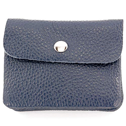 modamoda de P09 Damen Münzgeldbörse Geldbörse Portemonnaie Klein Leder Made in Italy P09, Farbe:Saphirblau modamoda de P09 Damen Münzgeldbörse Geldbörse Portemonnaie Klein Leder Made in Italy P09, Farbe:Saphirblau von modamoda de