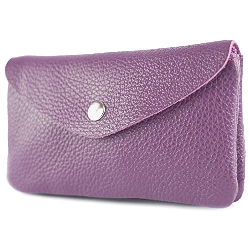 modamoda de P11 Damen Leder Geldbörse Portemonnaie Medium Handmade in Italy, Farbe:Purple modamoda de P11 Damen Leder Geldbörse Portemonnaie Medium Handmade in Italy, Farbe:Purple von modamoda de