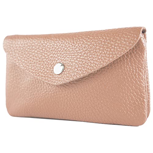 modamoda de P11 Damen Leder Geldbörse Portemonnaie Medium Handmade in Italy, Farbe:Rosabeige modamoda de P11 Damen Leder Geldbörse Portemonnaie Medium Handmade in Italy, Farbe:Rosabeige von modamoda de