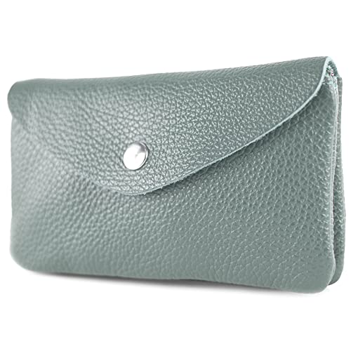 modamoda de P11 Damen Leder Geldbörse Portemonnaie Medium Handmade in Italy, Farbe:Taubenblau modamoda de P11 Damen Leder Geldbörse Portemonnaie Medium Handmade in Italy, Farbe:Taubenblau von modamoda de