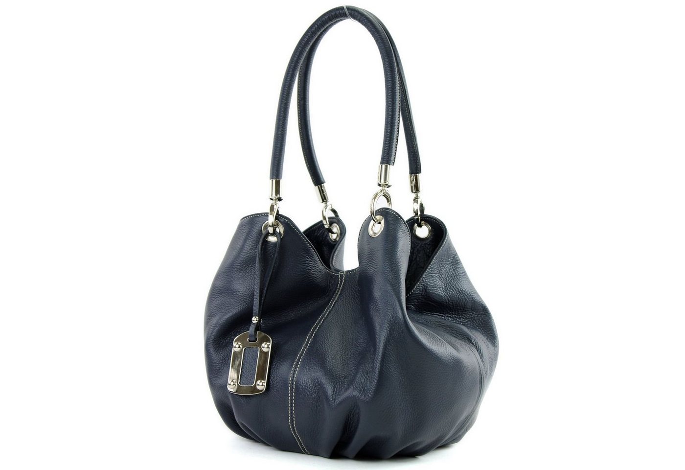 modamoda de Schultertasche 228, Echtleder Handmade in Italy von modamoda de