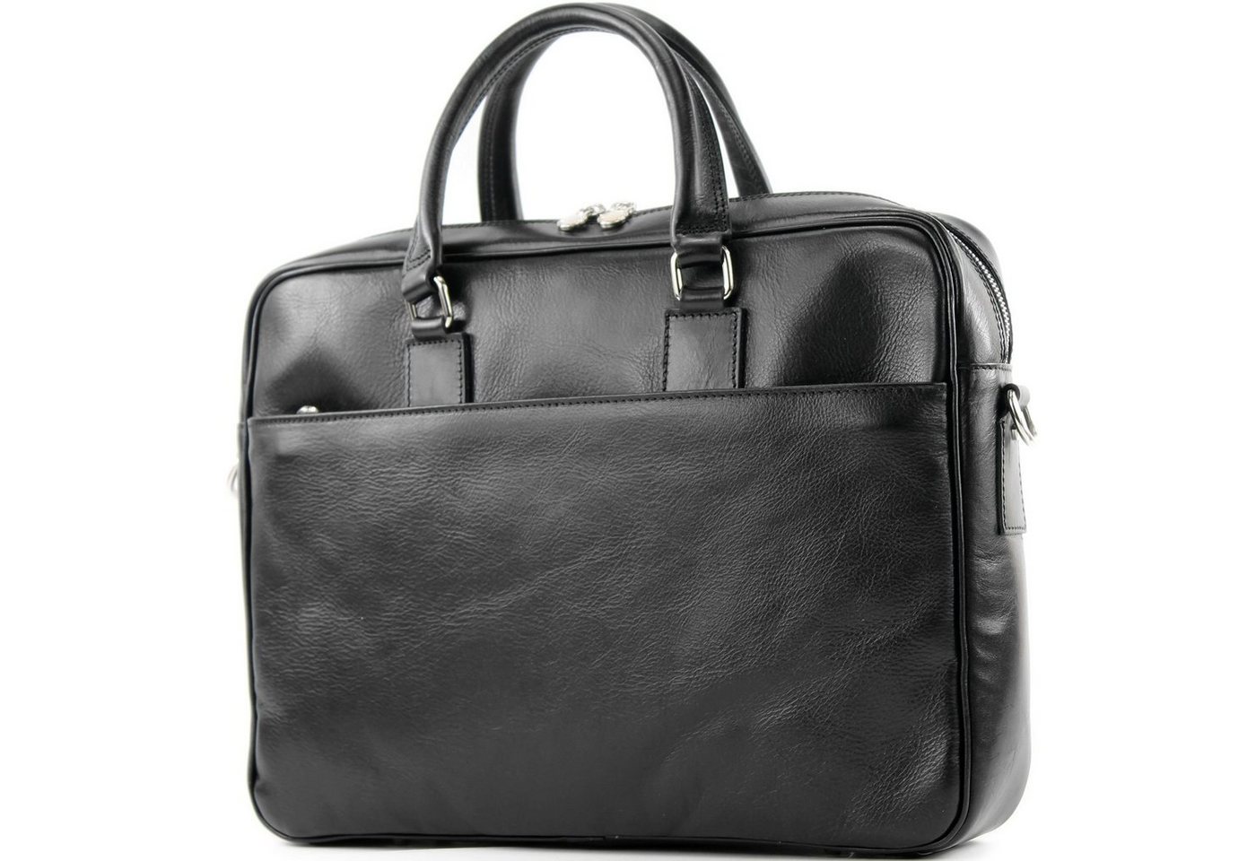 modamoda de Schultertasche A004, Echtleder Handmade in Italy von modamoda de