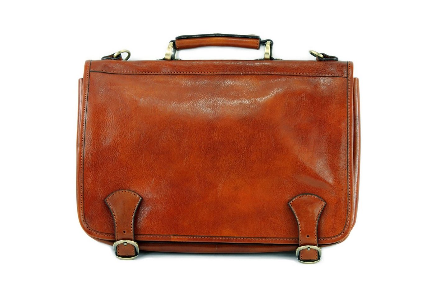 modamoda de Schultertasche A006, Echtleder Handmade in Italy von modamoda de