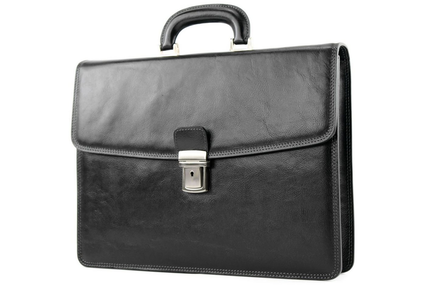 modamoda de Schultertasche A008, Echtleder Handmade in Italy von modamoda de