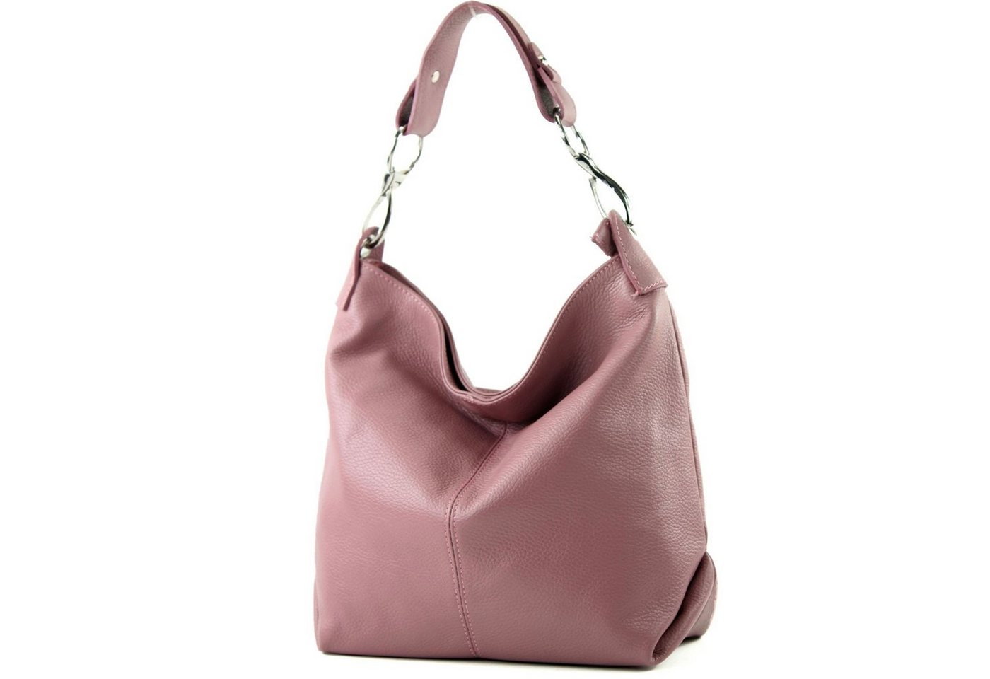 modamoda de Schultertasche T168v8, Echtleder Handmade in Italy von modamoda de