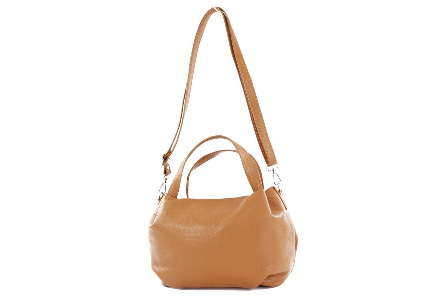 modamoda de Henkeltasche T218, Echtleder Handmade in Italy von modamoda de