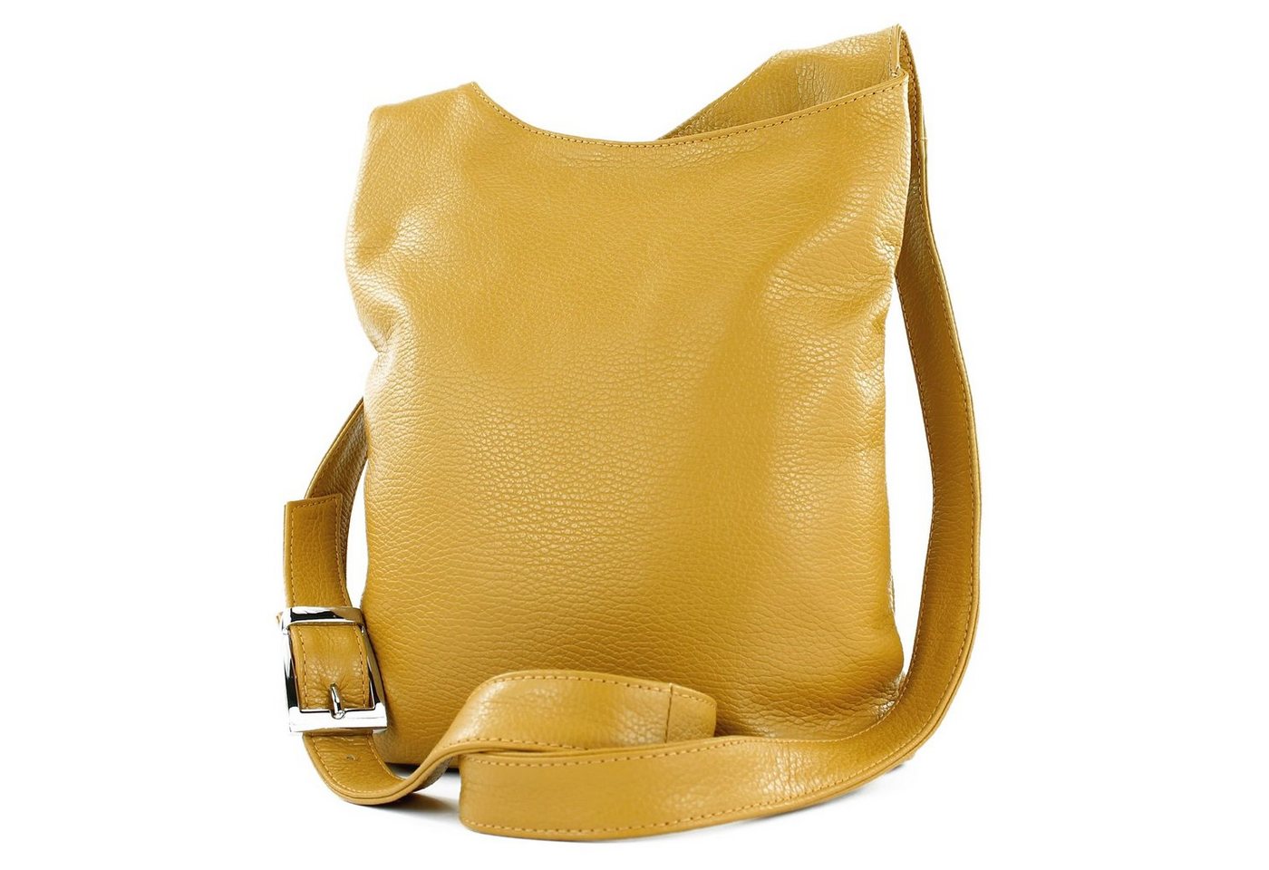 modamoda de Schultertasche T221, Echtleder Handmade in Italy von modamoda de