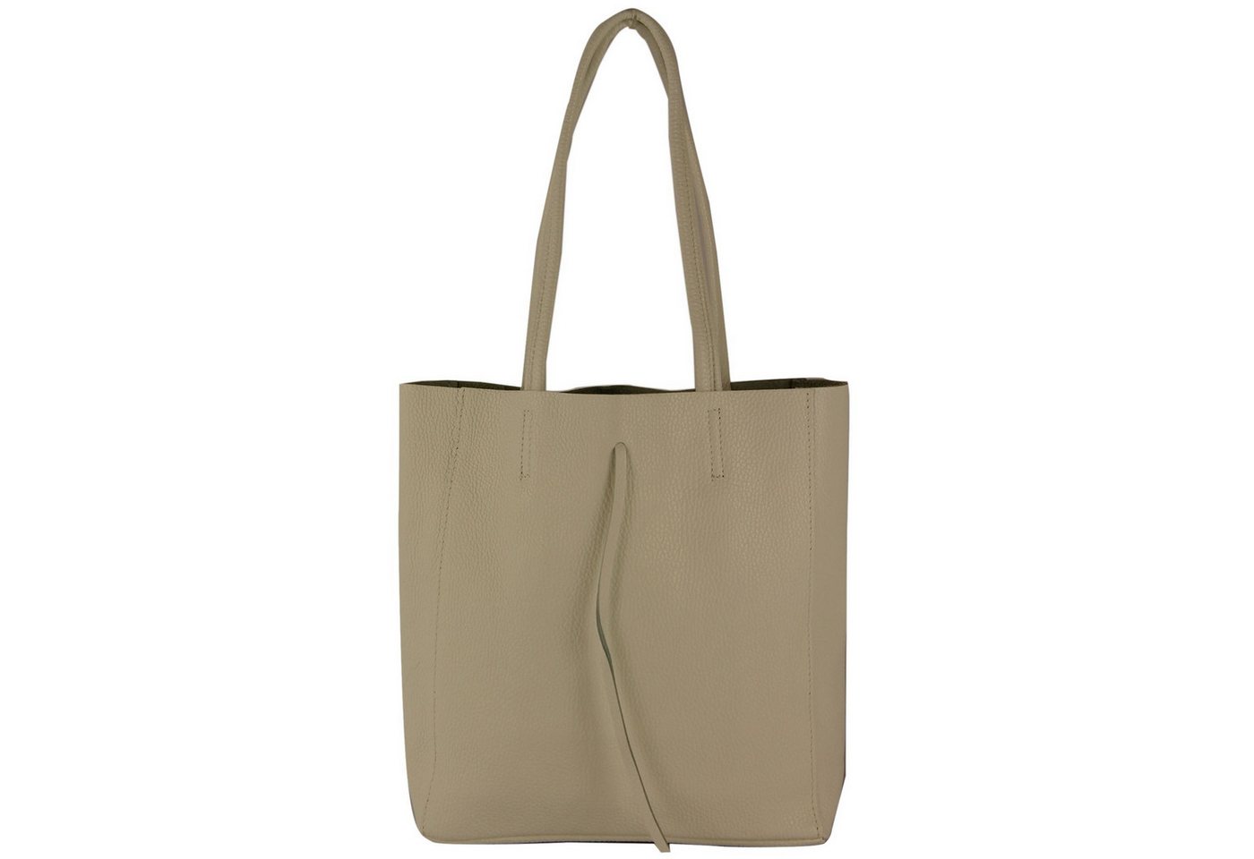 modamoda de Henkeltasche T253, Echtleder Handmade in Italy von modamoda de