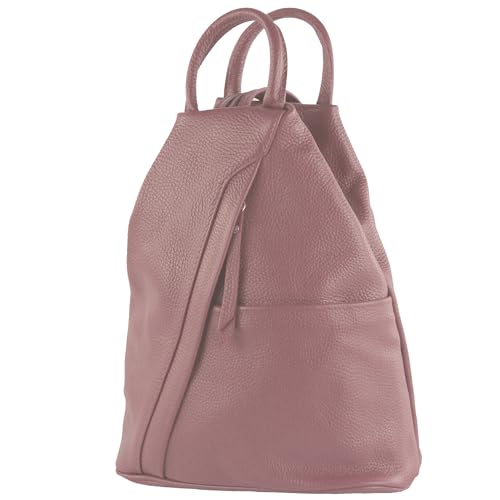 modamoda de - T180 - Damen Rucksack Tasche aus ital. Leder, Farbe:Altrosa modamoda de - T180 - Damen Rucksack Tasche aus ital. Leder, Farbe:Altrosa von modamoda de