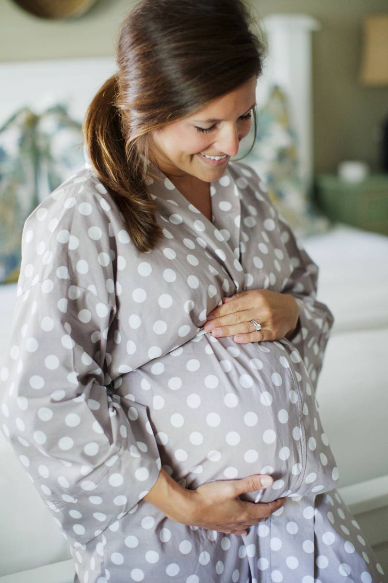 Umstandsmantel - Superweiche Baumwolle Liebling Bei Werdenden Müttern Perfektes Babypartygeschenk Graues Chevron von modmum