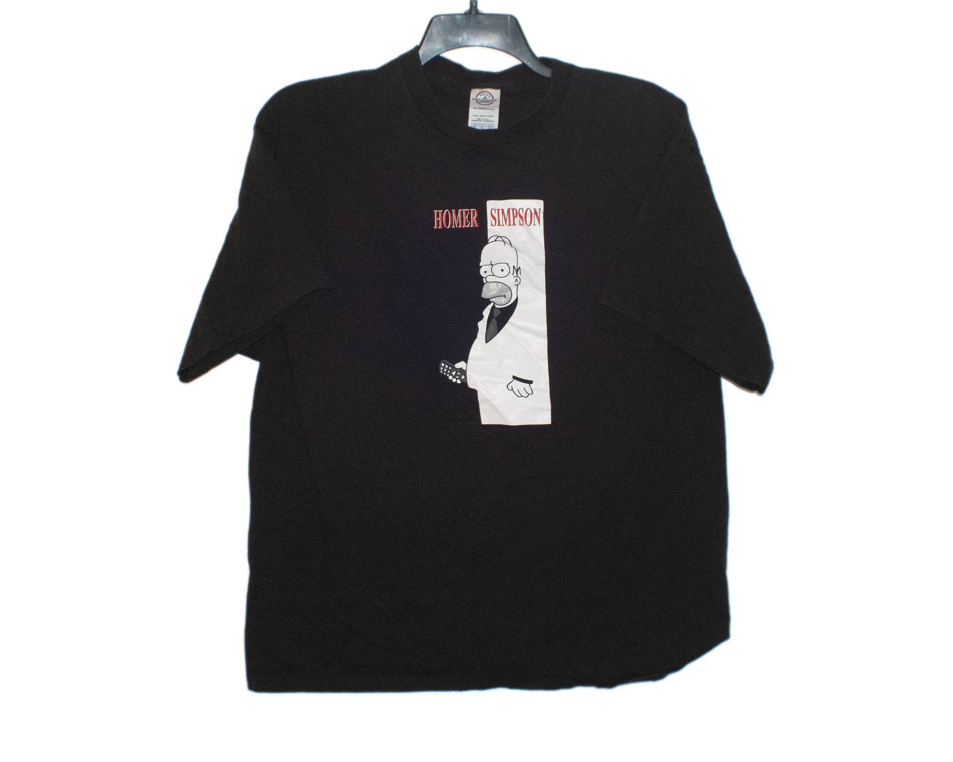 Homer Simpson Sopranos Cross Over Tv Fernbedienung Schwarz T-Shirt Large/X-Large Delta Pro Gewicht Tony Sopran Homer Simpson Sopranos Cross Over Tv Fernbedienung Schwarz T-Shirt Large/X-Large Delta Pro Gewicht Tony Sopran von modsloth