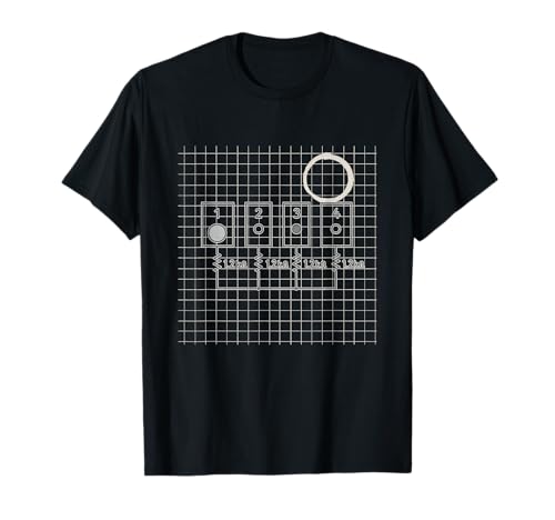 Modular Patch Matrix 1 4 Synth Diagramm Grafik T-Shirt Modular Patch Matrix 1 4 Synth Diagramm Grafik T-Shirt von modular synth diagram patch matrix schematic