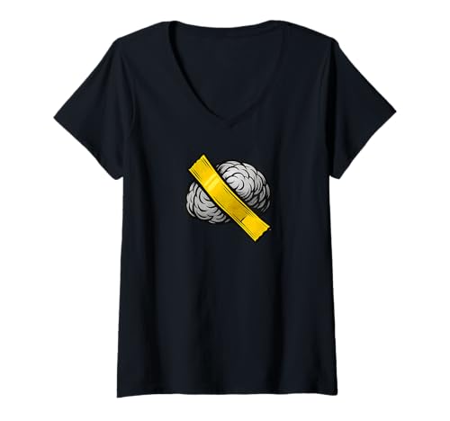 Damen GROSSHIRN T-Shirt mit V-Ausschnitt Damen GROSSHIRN T-Shirt mit V-Ausschnitt von moe69