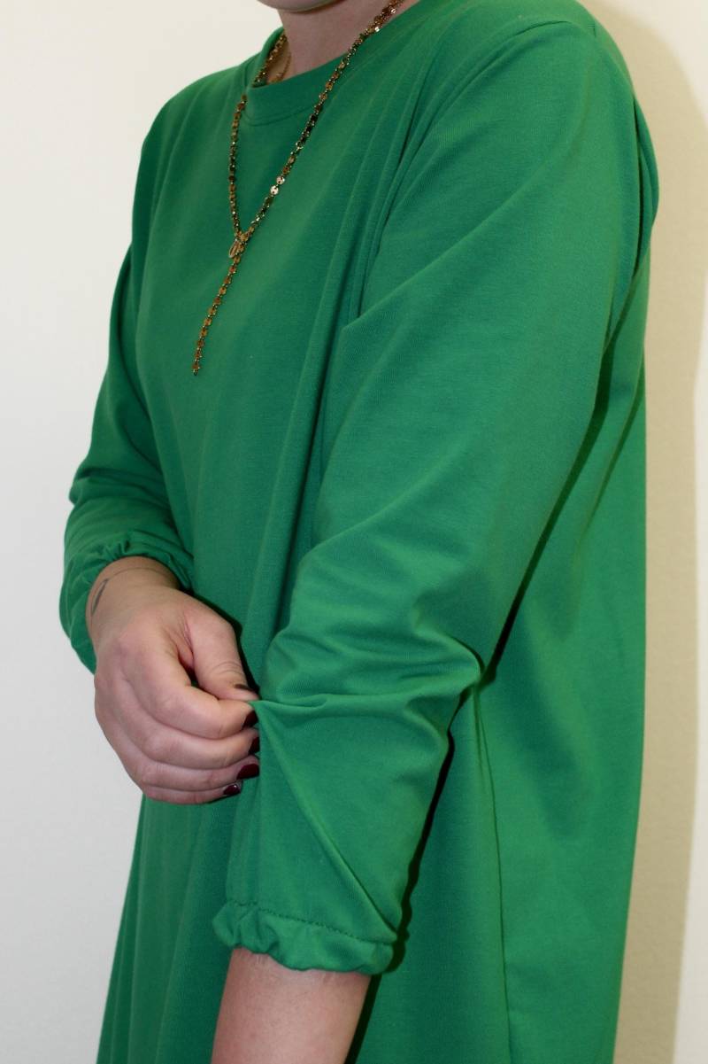 Oversized Shirtkleid Für Damen - Wadenlang Und Bequem Luftiger Baumwoll-stretch Kräftige Farben Frühling & Sommer von moehredesign