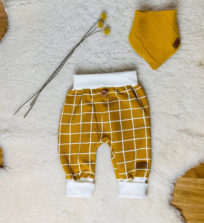 Pumphose - Sweat Knickerbocker Mitwachshose Baby Kleinkind Haremshose Herbst Winter Retro Skandi-style Skandinavisch von moehredesign