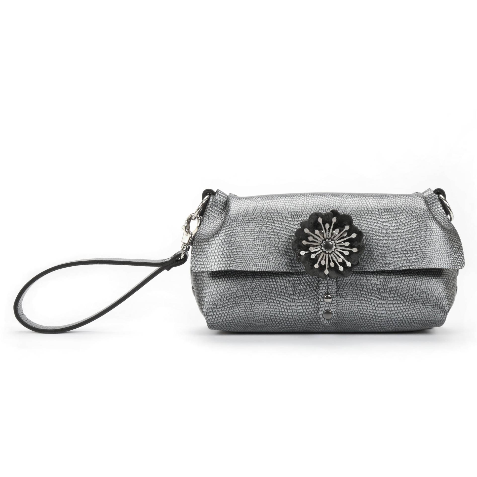 Armband Aus Zinn | Silber Blumen Armband Mit Abnehmbarem Vegane Handtasche Made in Usa By Mohop Armband Aus Zinn | Silber Blumen Armband Mit Abnehmbarem Vegane Handtasche Made in Usa By Mohop von mohop
