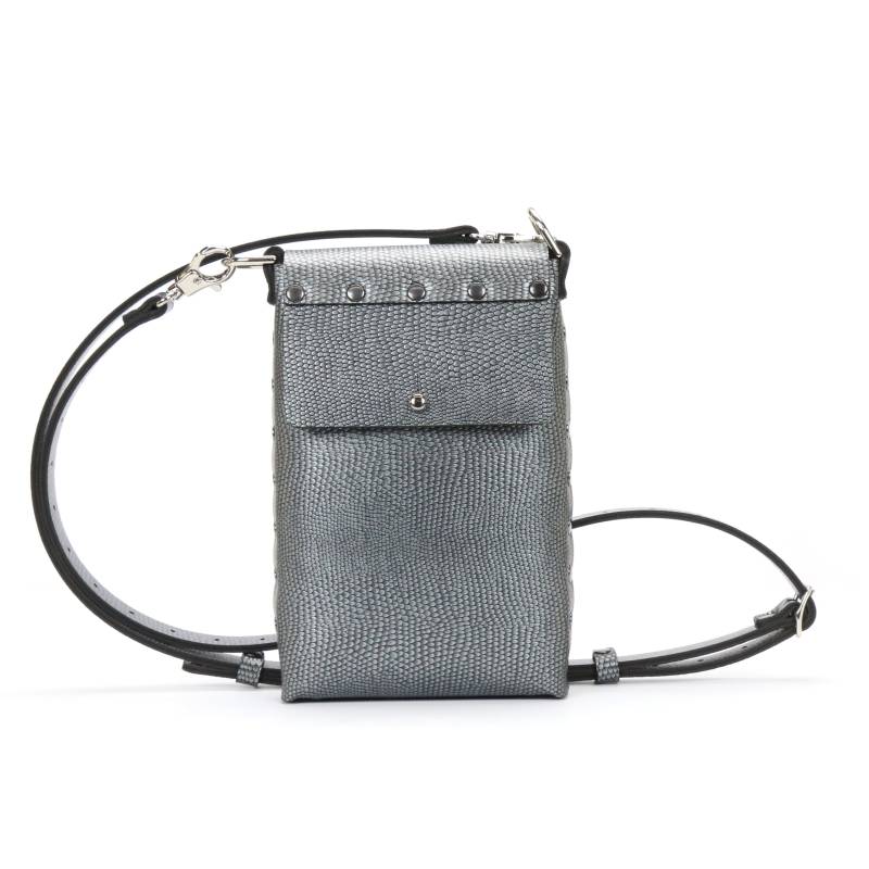 Pewter Mobile Bag | Dark Silver Cell Phone Und Travel Vegane Tasche Made in Usa Von Mohop Pewter Mobile Bag | Dark Silver Cell Phone Und Travel Vegane Tasche Made in Usa Von Mohop von mohop
