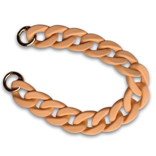 møij Statement Schlüsselanhänger | Chunky Keychain oder Handykette aus Acryl-Kettengliedern | 29 cm | Peach møij Statement Schlüsselanhänger | Chunky Keychain oder Handykette aus Acryl-Kettengliedern | 29 cm | Peach von møij