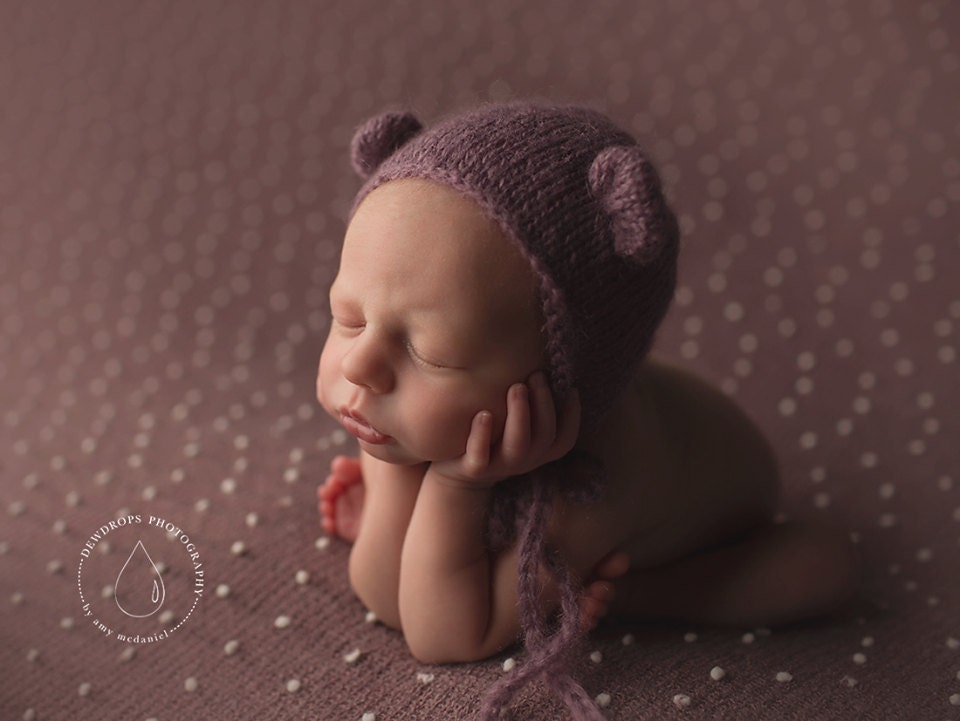 Die Süßeste Mohair Baby Mütze Neugeborenen Fotografie Requisite - Wählen Sie Aus 49 Farben Junge Oder Mädchen von mokumba