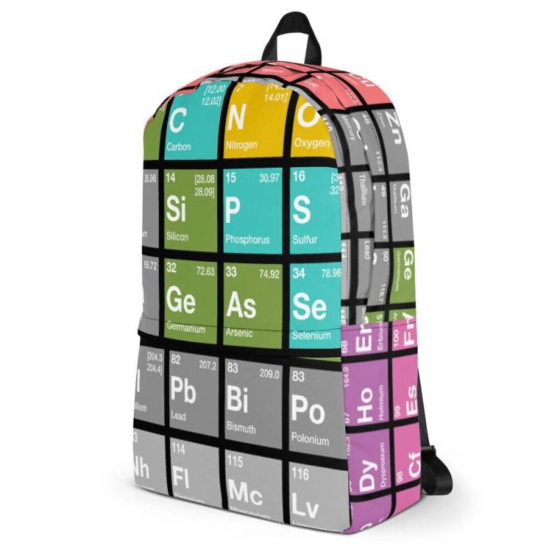 Periodic Table Der Elemente Rucksack von moleculestore