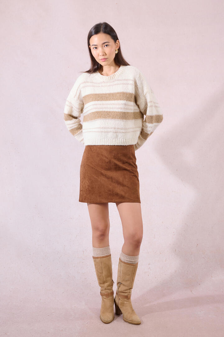 molly bracken - Strickpullover beige/braun - Gr. - S von molly bracken