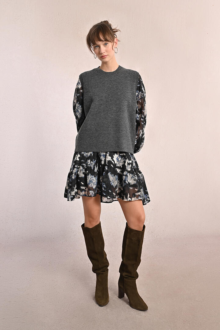 molly bracken - Strickweste grau - Gr. - S von molly bracken