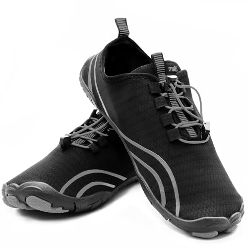 molti Badeschuhe für Dammen & Herren Aquaschuhe Schwimmschuhe mit Drainagelöcher schnelltrocknend rutschfest Wasserschuhe Strandschuhe Unisex Gr. 36-48 von molti