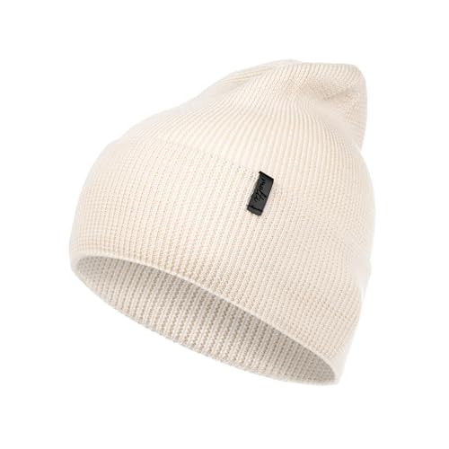 molti Damen Herbst/Winter Mütze warme Mützemütze Slouch Strick Beanie Damen für Winter Mütze Farbenauswahl gr. 55-60 (Beige) von molti