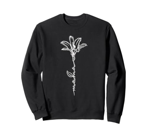 Mama als Blume Sweatshirt von mom mommy mother wife mother's day holiday