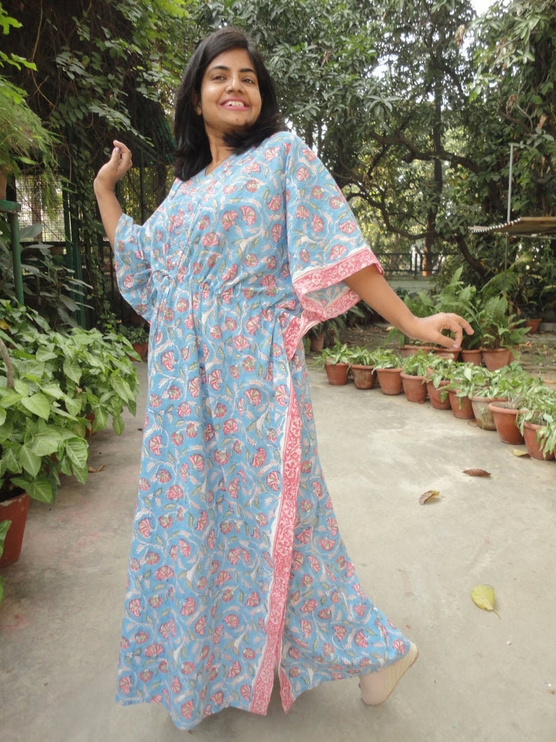 Kaftane Für Damen, Frauen, Kaftan Kleid, Kleidung in Übergröße, Kaftan, Baumwollkaftan, Maxikleid von mommyrobeclothing