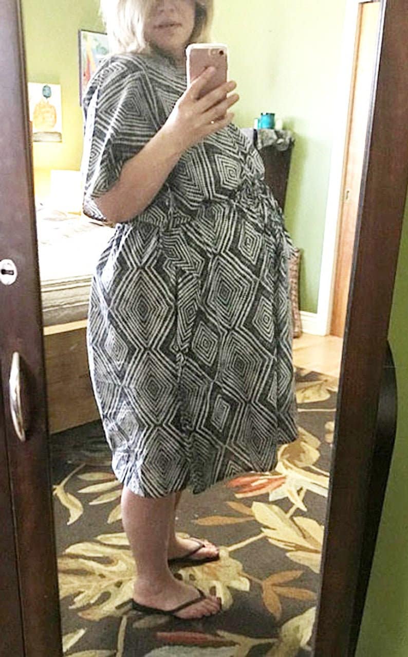 Schwangerschafts-Krankenhauskleid, Geburtskleid, Arbeit Und Entbindungskleid, Nachthemd, Plus Größe, Mutterschaftskleid, Krankenhauskleid, Stillkleid von mommyrobeclothing