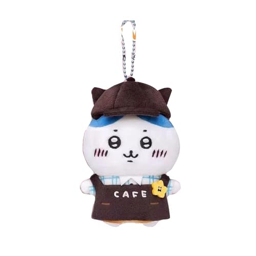 momogut Hachiware Schlüsselanhänger Anime Cartoon Plüsch Puppe 11cm Rucksack Schlüsselanhänger Usagi Puppe Coffee Shopper Serie Dekoration momogut Hachiware Schlüsselanhänger Anime Cartoon Plüsch Puppe 11cm Rucksack Schlüsselanhänger Usagi Puppe Coffee Shopper Serie Dekoration von momogut