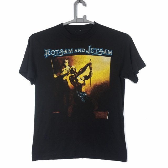 80Er Jahre Flotsam & Jetsam T-Shirt/ Vintage Metal Band Shirt/ No Place For Disgrace von monalisausedauction