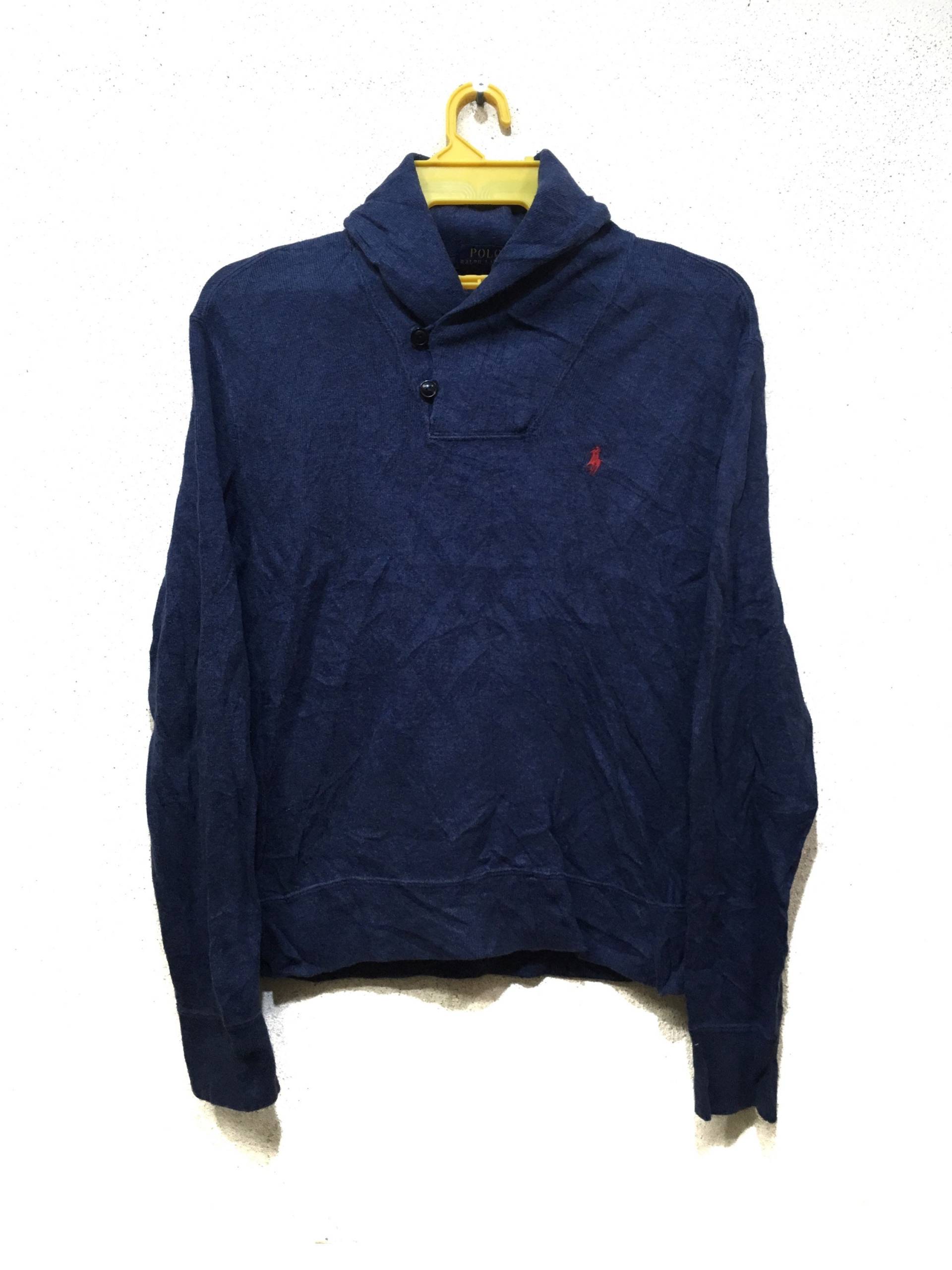 90Er Jahre Polo Shirt Von Ralph Lauren Klein Logo Blau Farbe von monalisausedauction