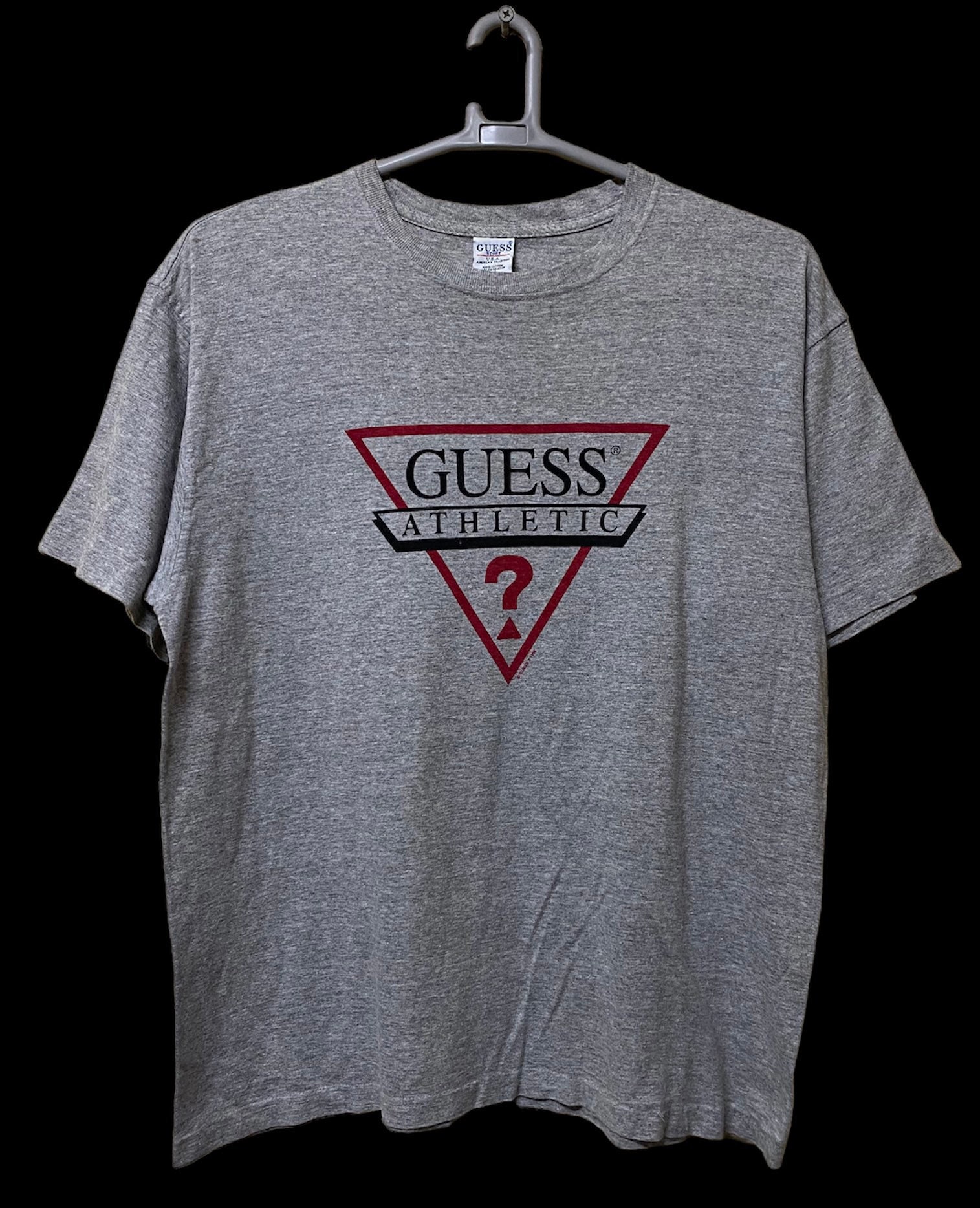Vintage 90Er Jahre Guess Athletic Usa Big Logo T-Shirt Große Größe von monalisausedauction