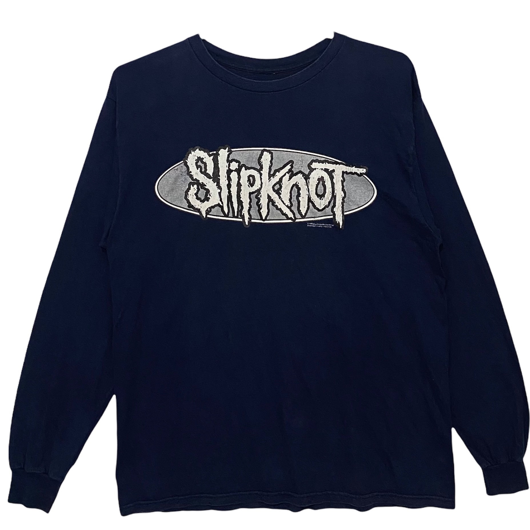 Vintage 90Er Jahre Slipknot Don't Ever Judge Me 1999 Blue Grape Merchandise Amsterdam London New York Band Shirt von monalisausedauction