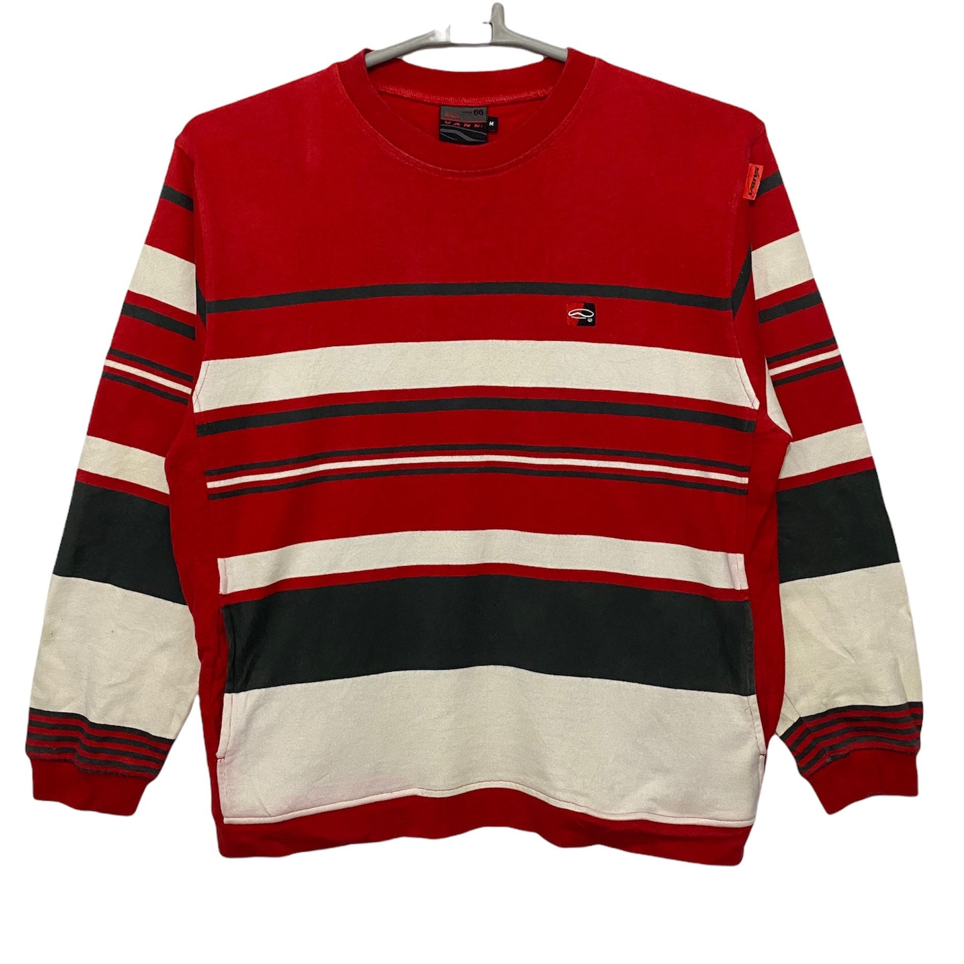 Vintage 90Er Jahre Vans Skateboard Streifen Sweatshirt M Size von monalisausedauction