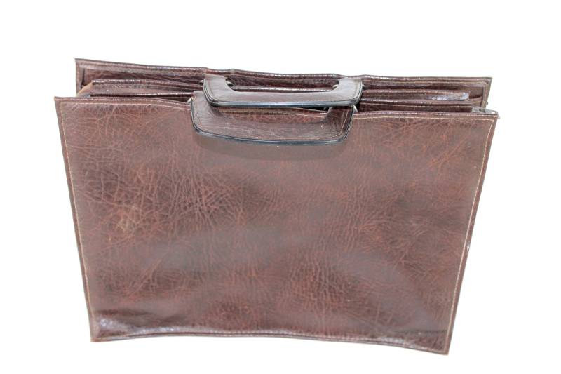 Aktentasche Aus Braunem Leder | Vintage von monamievintageDE