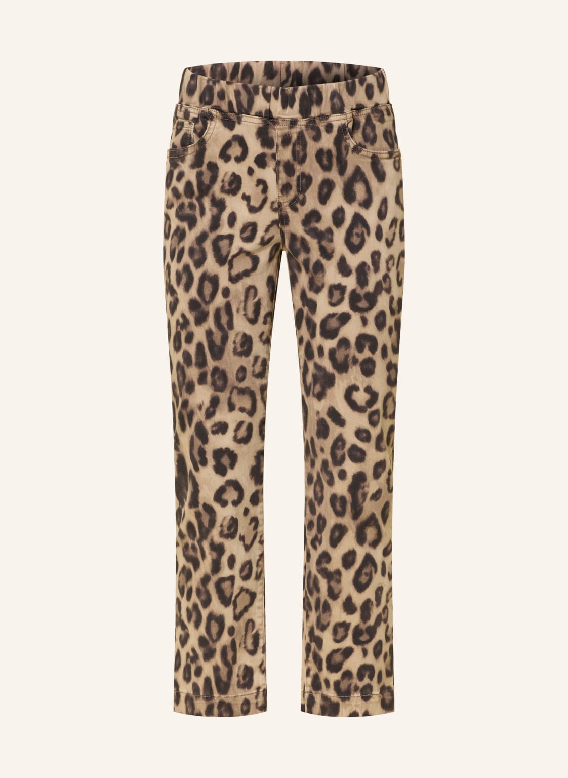 Monari Cropped Jeans beige von monari