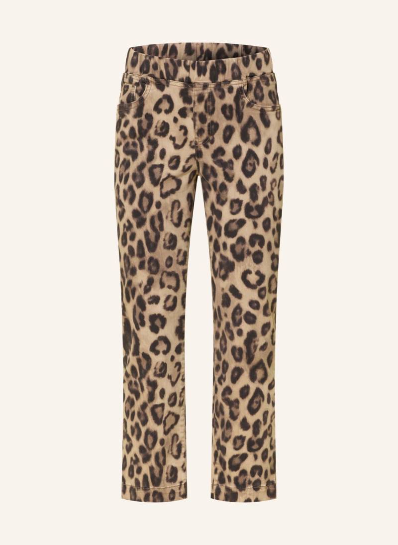 Monari Cropped Jeans beige von monari