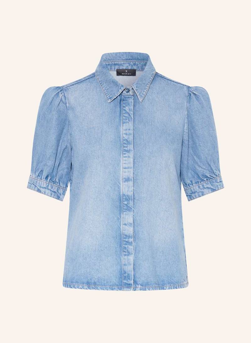 Monari Hemdbluse In Jeansoptik blau von monari