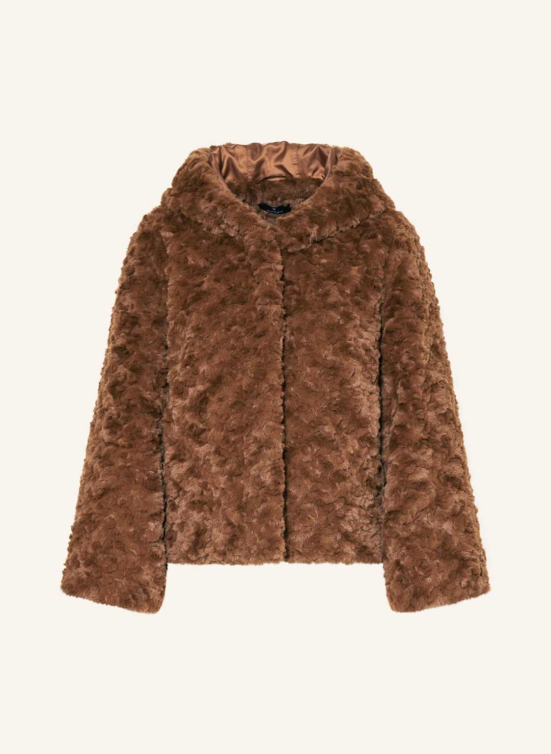 Monari Kunstfell-Jacke braun von monari