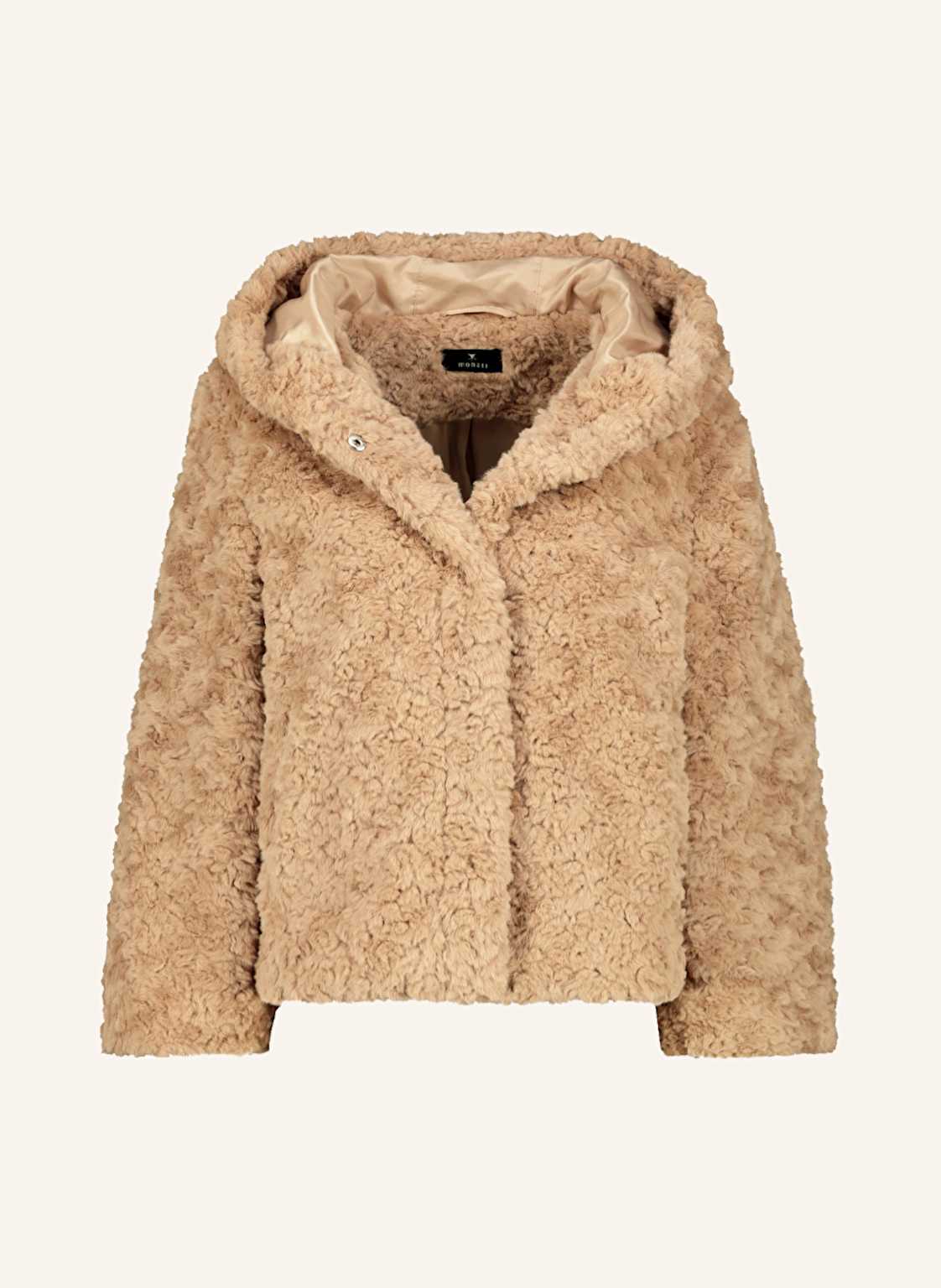 Monari Kunstfell-Jacke braun von monari